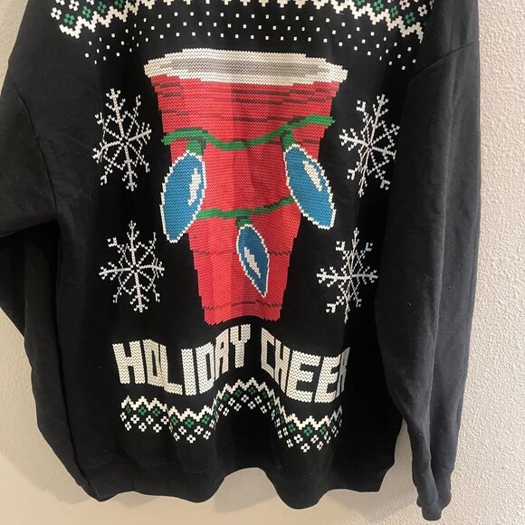 Hanes Men's Ugly Christmas Sweatshirt Festive Holiday Pullover - Picture 3 of 5